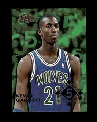 Kevin Garnett #5 Basketball Cards 1995 Skybox Lottery Exchange Prices