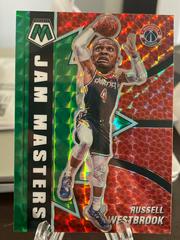 Russell Westbrook [Green Mosaic] #4 Basketball Cards 2020 Panini Mosaic Jam Masters Prices