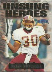 Brian Mitchell Football Cards 1999 Fleer Unsung Heroes Prices