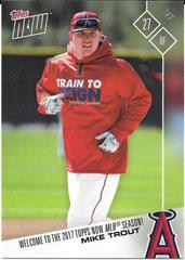Mike Trout [Promo] Baseball Cards 2017 Topps Now Prices