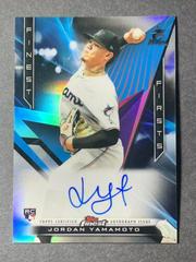 Jordan Yamamoto [Red Wave Refractor] #FFA-JY Baseball Cards 2020 Topps Finest Firsts Autographs Prices