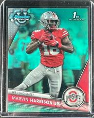 Marvin Harrison Jr. [Aqua] #100 Football Cards 2023 Bowman Chrome University Prices