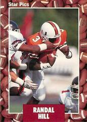 Randal Hill Football Cards 1991 Star Pics Prices