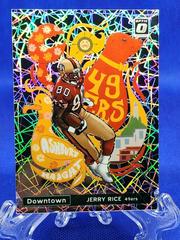 Jerry Rice #30 Football Cards 2021 Panini Donruss Optic Downtown Prices