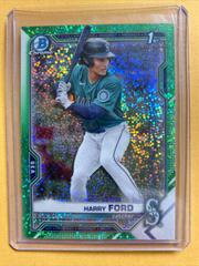 Harry Ford [Green Refractor] #BDC-1 Baseball Cards 2021 Bowman Draft Chrome Prices