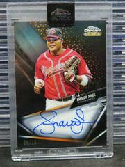 Andruw Jones [Orange Refractor] Baseball Cards 2021 Topps Chrome Black Autographs Prices