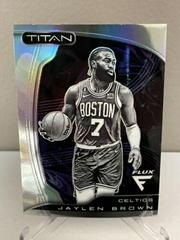 Jaylen Brown [Silver] #6 Basketball Cards 2022 Panini Flux Titan Prices
