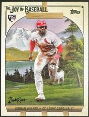 Jordan Walker [Easel] Baseball Cards 2023 Topps X Bob Ross The Joy Of Prices