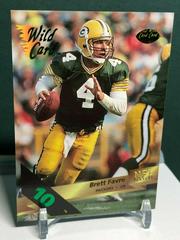 Brett Favre [10 Stripe] Football Cards 1993 Wild Card Prices