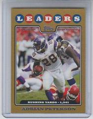 Adrian Peterson #290 Football Cards 2008 Topps Prices