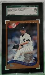 Mariano Rivera #50 Baseball Cards 2002 Topps Opening Day Prices