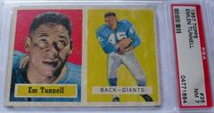 Emlen Tunnell #35 Football Cards 1957 Topps Prices