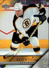 Nick Boynton #13 Hockey Cards 2005 Upper Deck Prices