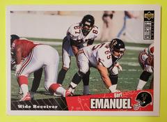 Bert Emanuel #199 Football Cards 1996 Collector's Choice Prices
