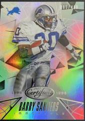 Barry Sanders #104 Football Cards 2015 Panini Certified Prices