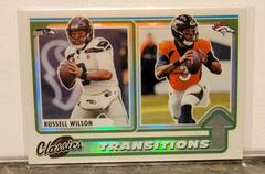 Russell Wilson [Silver] #T-1 Football Cards 2022 Panini Classics Transitions Prices