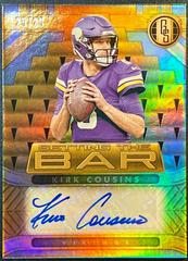 Kirk Cousins #STB-KCO Football Cards 2022 Panini Gold Standard Setting the Bar Autographs Prices