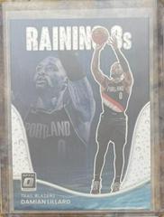 Damian Lillard [Holo] #14 Basketball Cards 2022 Panini Donruss Optic Raining 3s Prices