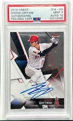 Shohei Ohtani #SO Baseball Cards 2018 Topps Finest Autographs Prices