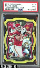 Travis Kelce [Gold Prizm Die Cut] #116 Football Cards 2017 Panini Select Prices