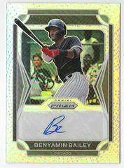 Benyamin Bailey #1 Baseball Cards 2021 Panini Prizm Draft Picks Autographs Prices