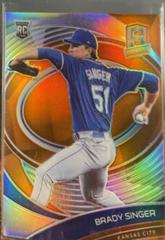 Brady Singer [Neon Orange] #120 Baseball Cards 2021 Panini Spectra Prices