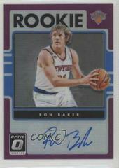 Ron Baker [Purple] Basketball Cards 2016 Panini Donruss Optic Rookie Signatures Prices