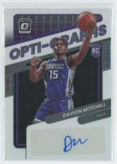 Davion Mitchell #OG-DML Basketball Cards 2021 Panini Donruss Optic Opti Graphs Prices