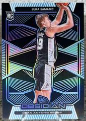 Luka Samanic [Blue] #173 Basketball Cards 2019 Panini Obsidian Prices