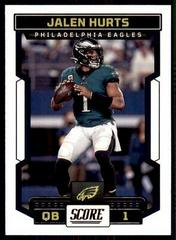 Jalen Hurts #242 Football Cards 2023 Panini Score Prices