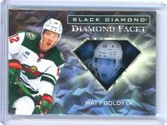 Matt Boldy #DF-BO Hockey Cards 2022 Upper Deck Black Diamond Facet Prices