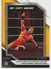 LA Knight [Gold] Wrestling Cards 2022 Panini NXT WWE 2021 Highlights Prices