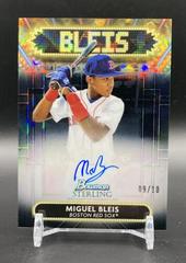 Miguel Bleis [Black Atomic] #SSA-MB Baseball Cards 2022 Bowman Sterling Signage Autographs Prices