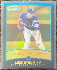 Mike Bynum [Gold Refractor] Baseball Cards 2001 Bowman Chrome Gold Prices