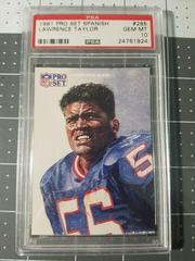 Lawrence Taylor #285 Football Cards 1991 Pro Set Spanish Prices