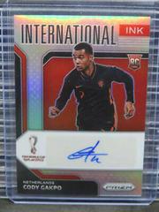 Cody Gakpo [Silver Prizm] Soccer Cards 2022 Panini Prizm World Cup International Ink Autograph Prices