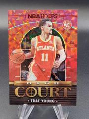 Trae Young [Hyper Red] Basketball Cards 2021 Panini Hoops High Court Prices
