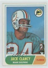 Jack Clancy Football Cards 1968 Topps Prices