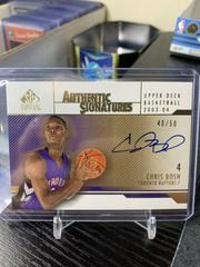 Chris Bosh [Gold] Basketball Cards 2003 SP Signature Authentic Signature Prices