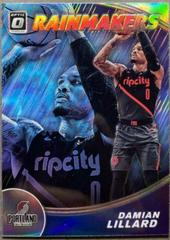 Damian Lillard #11 Basketball Cards 2019 Panini Donruss Optic Rainmakers Prices