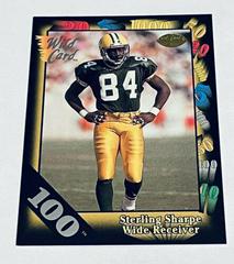 Sterling Sharpe [100 Stripe] #119 Football Cards 1991 Wild Card Prices