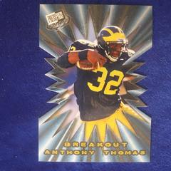 Anthony Thomas Football Cards 2001 Press Pass Breakout Prices