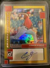 Connor Seabold [Gold] #SS-CS Baseball Cards 2022 Panini Donruss Signature Series Prices