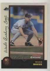 Wade Boggs [Refractor] Baseball Cards 1998 Bowman Chrome Prices