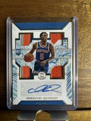 Immanuel Quickley [Quartz] Basketball Cards 2020 Panini Chronicles Rookie Cornerstones Prices