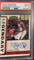 Jamal Crawford [Gold] #LC-JCR Basketball Cards 2022 Panini Contenders Legendary Autographs Prices