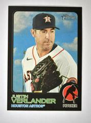 Justin Verlander [Black] Baseball Cards 2022 Topps Heritage Prices