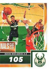 Bucks vs Suns G6 Basketball Cards 2021 Panini NBA Stickers Prices