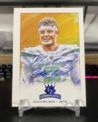 Zach Wilson [Signature Blue] #GK-2 Football Cards 2021 Panini Chronicles Gridiron Kings Prices