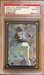 Frank Thomas [Blue Steel] #39 Baseball Cards 2007 Upper Deck Masterpieces Prices